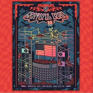 GRATEFUL DEAD MILESTONE #9 -3/23/74- FOIL- “Wall of Sound” - by Status Serigraph